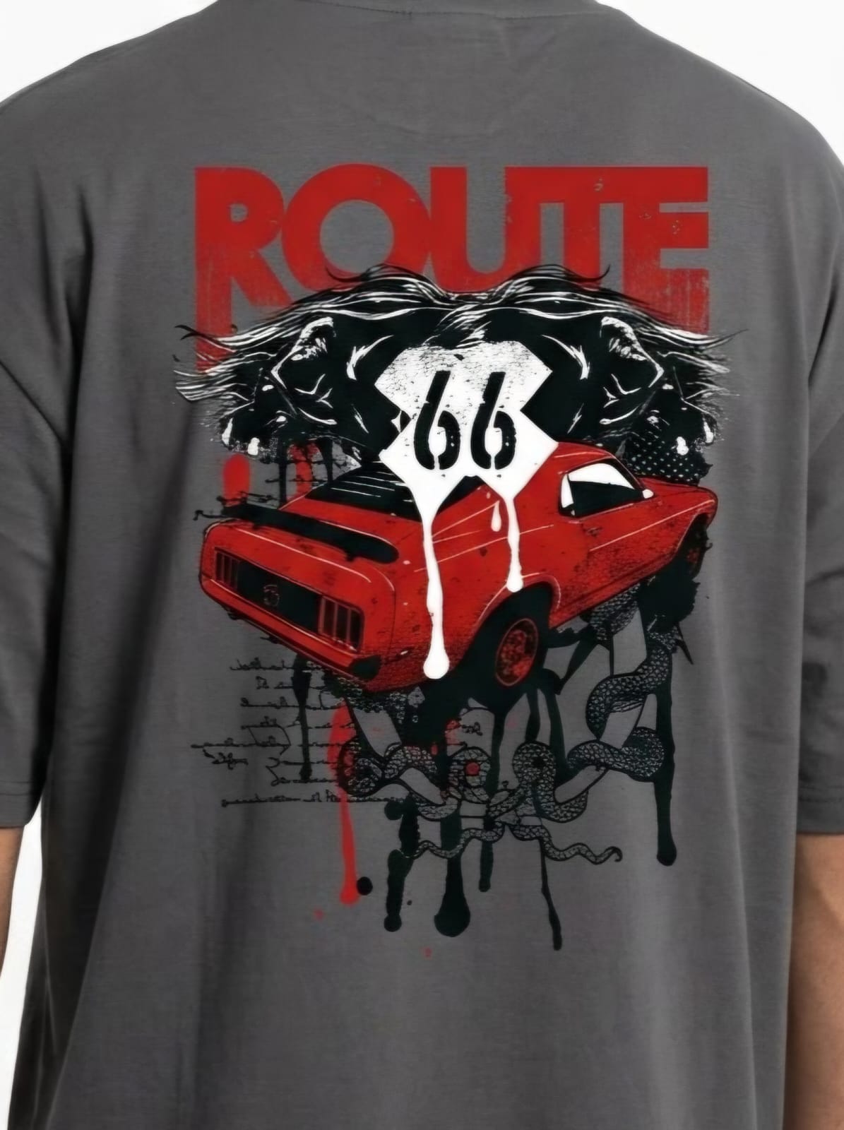 ROUTE 66 Oversized Shirt
